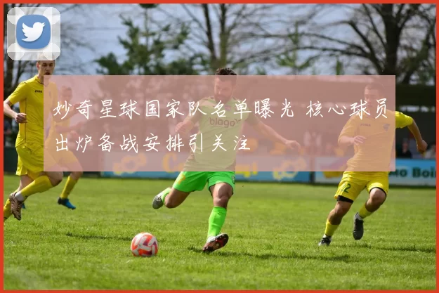 妙奇星球国家队名单曝光 核心球员出炉备战安排引关注